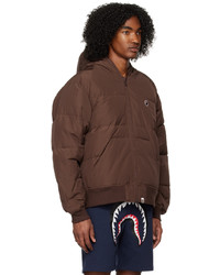 Doudoune marron BAPE