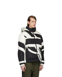 Doudoune noire et blanche Moncler Genius