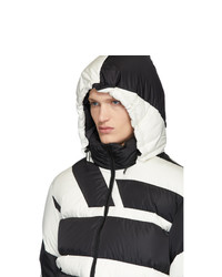 Doudoune noire et blanche Moncler Genius