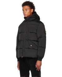 Doudoune noire Stone Island