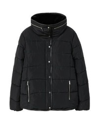 Doudoune noire Mango