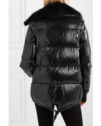 Doudoune noire Moncler Grenoble