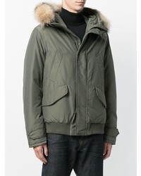 Doudoune olive Woolrich