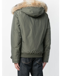 Doudoune olive Woolrich