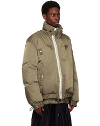 Doudoune olive Sacai