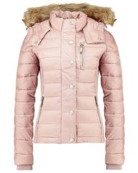 Doudoune rose Superdry