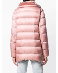 Doudoune rose Moncler