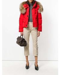 Doudoune rouge Dsquared2