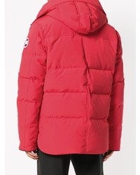 Doudoune rouge Canada Goose