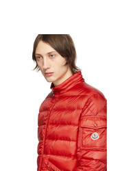 Doudoune rouge Moncler