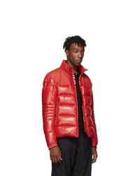 Doudoune rouge Moncler