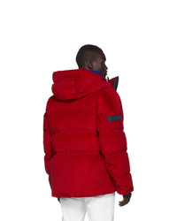 Doudoune rouge MONCLER GRENOBLE