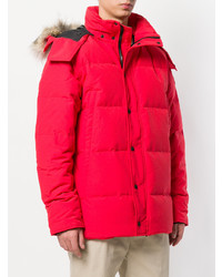 Doudoune rouge Canada Goose