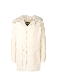 Duffel-coat blanc Schott