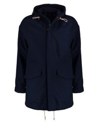 Duffel-coat bleu marine Abercrombie & Fitch