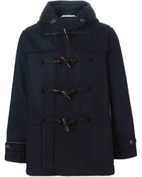 Duffel-coat bleu marine MAISON KITSUNÉ
