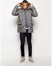 Duffel-coat gris Solid