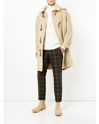 Duffel-coat marron clair Hermès Vintage