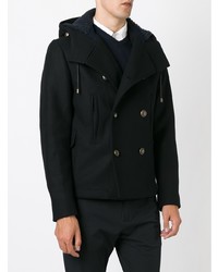 Duffel-coat noir Dolce & Gabbana