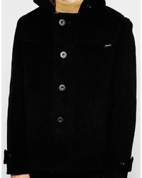 Duffel-coat noir Gloverall