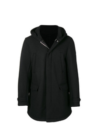 Duffel-coat noir Emporio Armani
