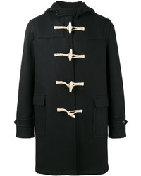 Duffel-coat noir Saint Laurent