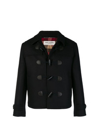 Duffel-coat noir Saint Laurent