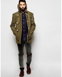 Duffel-coat olive Gloverall
