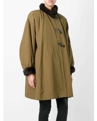 Duffel-coat olive Yves Saint Laurent Vintage