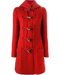 Duffel-coat rouge Lanvin