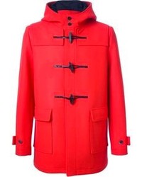 Duffel-coat rouge MSGM