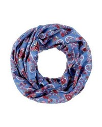 Écharpe à fleurs bleue Esprit
