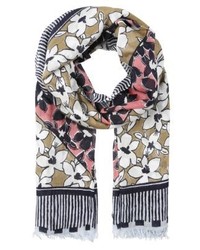 Écharpe à fleurs multicolore Marc O'Polo