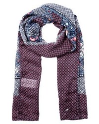 Écharpe à fleurs multicolore Pepe Jeans