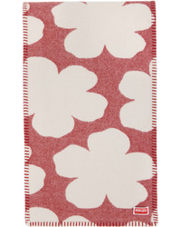 Écharpe à fleurs rouge Kenzo