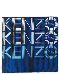 Écharpe à rayures horizontales bleu marine Kenzo