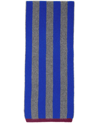 Écharpe à rayures horizontales bleue Paul Smith