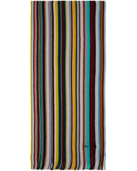 Écharpe à rayures horizontales multicolore Paul Smith