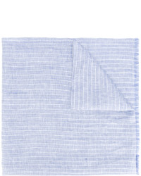 Écharpe à rayures verticales bleu clair Corneliani