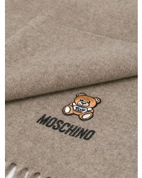 Écharpe beige Moschino