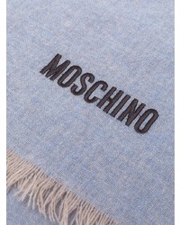 Écharpe bleu clair Moschino