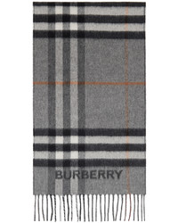 Écharpe écossaise grise Burberry