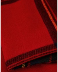 Écharpe écossaise rouge Asos