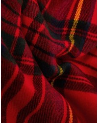 Écharpe écossaise rouge Asos