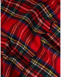 Écharpe écossaise rouge