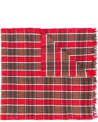 Écharpe écossaise rouge Polo Ralph Lauren
