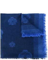 Écharpe en coton bleu marine Kenzo
