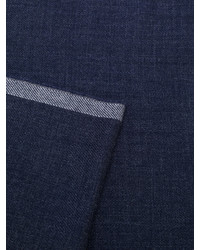 Écharpe en laine bleu marine Giorgio Armani