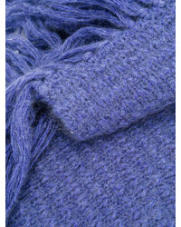 Écharpe en laine bleue Stella McCartney