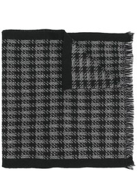 Écharpe en laine noire Canali